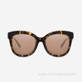 Cat Eye Bevel Cutting Acetate Women's Sunglasses